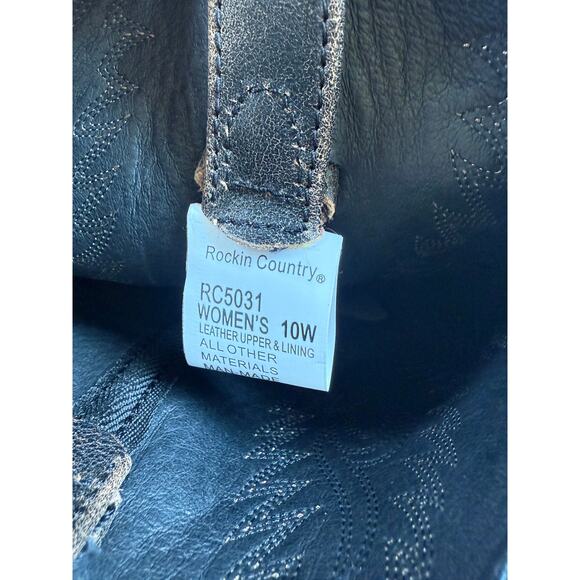 Rockin Country Women's Western Boots RC5031 Size 10 - Picture 5 of 5